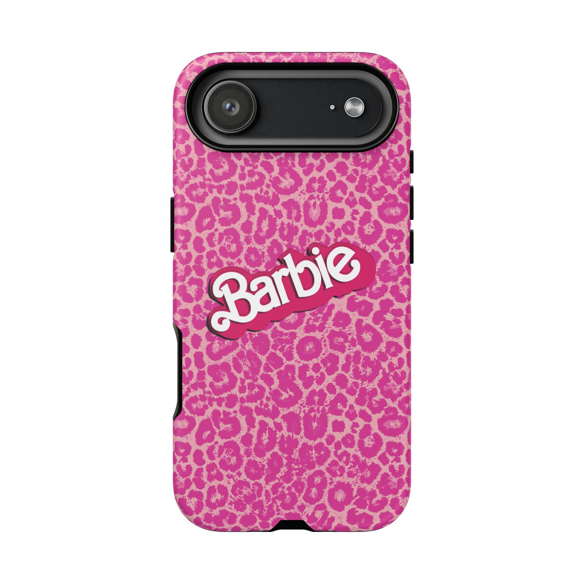 Hot Neon Pink Leopard Barb Tough Phone Case iPhone, Galaxy, or Google Pixel