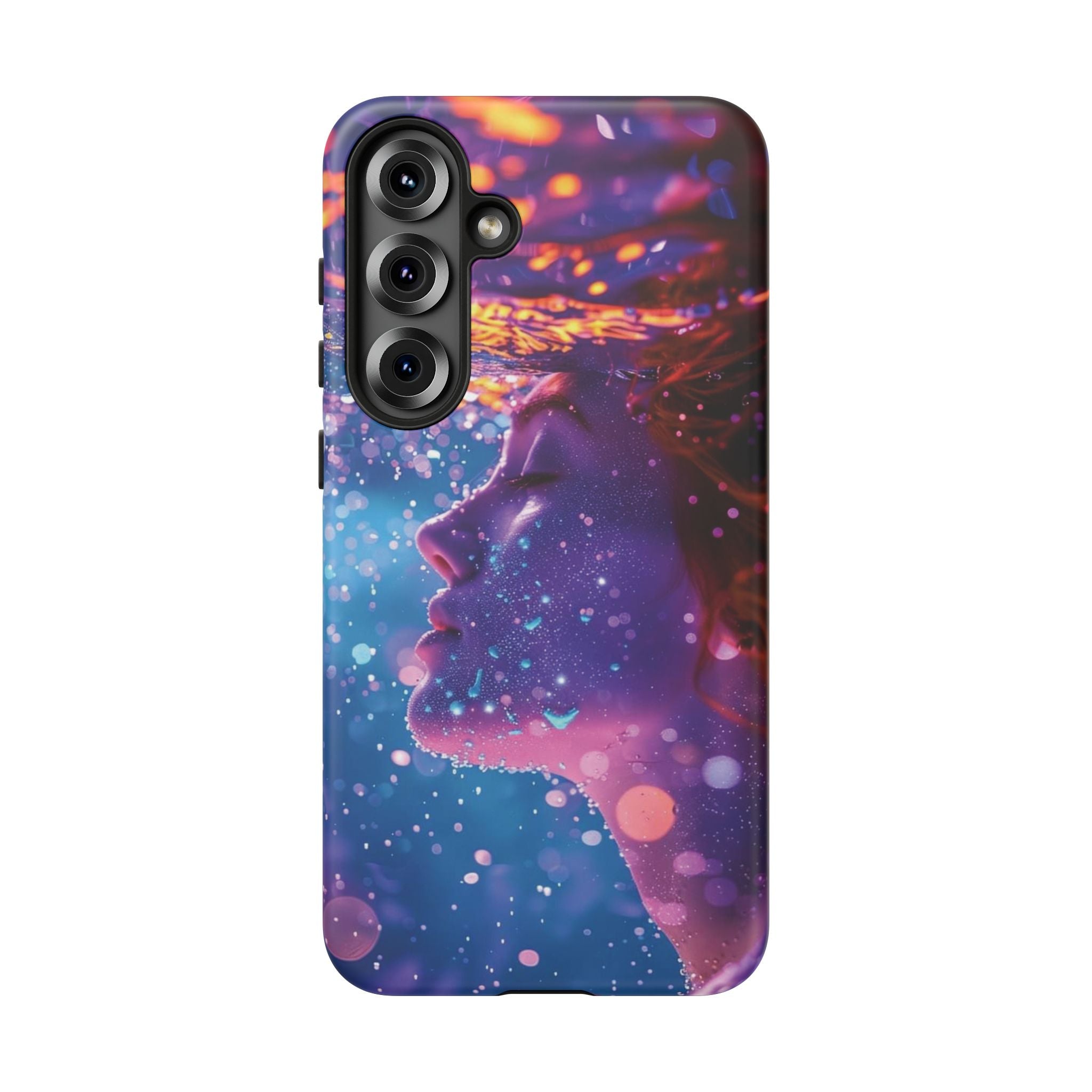 Meditating Underwater Tough Phone Case for iPhone, Galaxy, or Google Pixel
