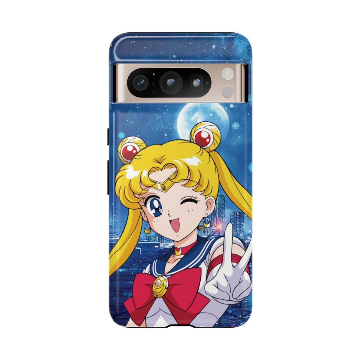Blue S Moon Tough Case for iPhone, Galaxy, or Google Pixel