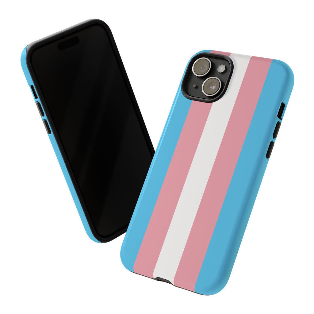Trans Colors Tough Phone Case for iPhone, Galaxy, or Google Pixel