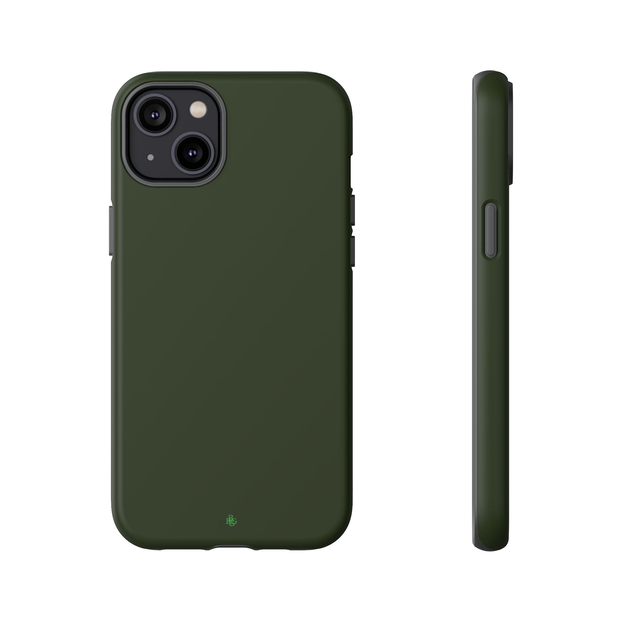 Olive Green Tough Phone Case for iPhone, Galaxy and Google Pixel