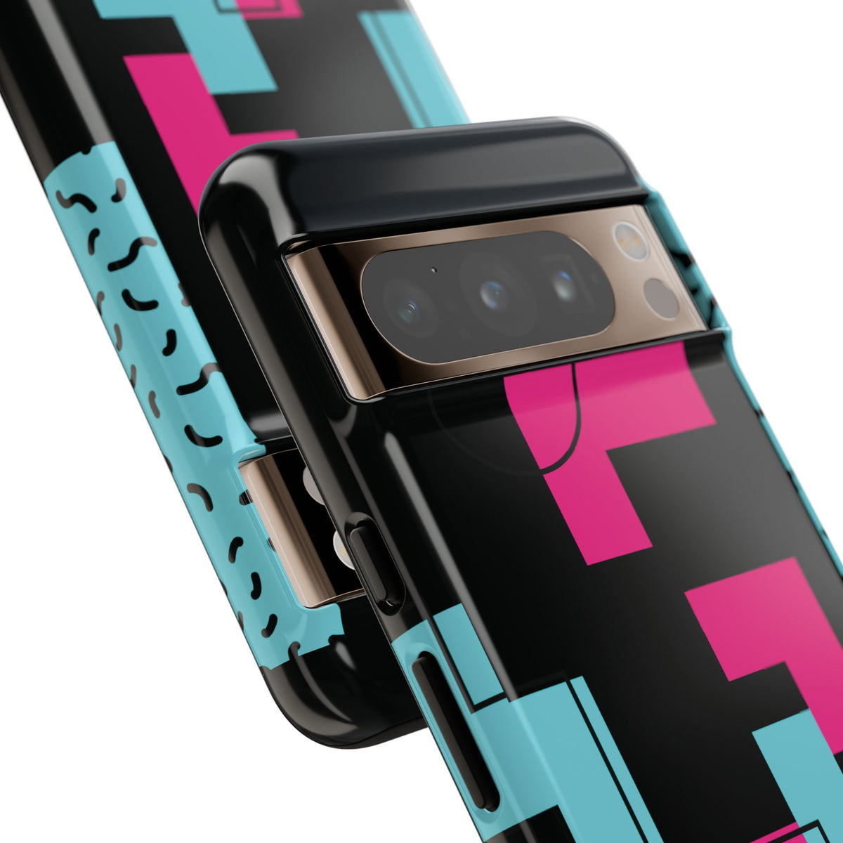 Retro Blocks LOVE Tough Case for iPhone, Galaxy or Google Pixel