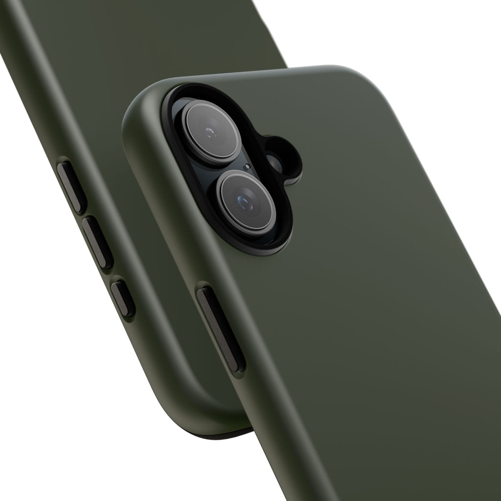 Olive Green Tough Phone Case for iPhone, Galaxy and Google Pixel