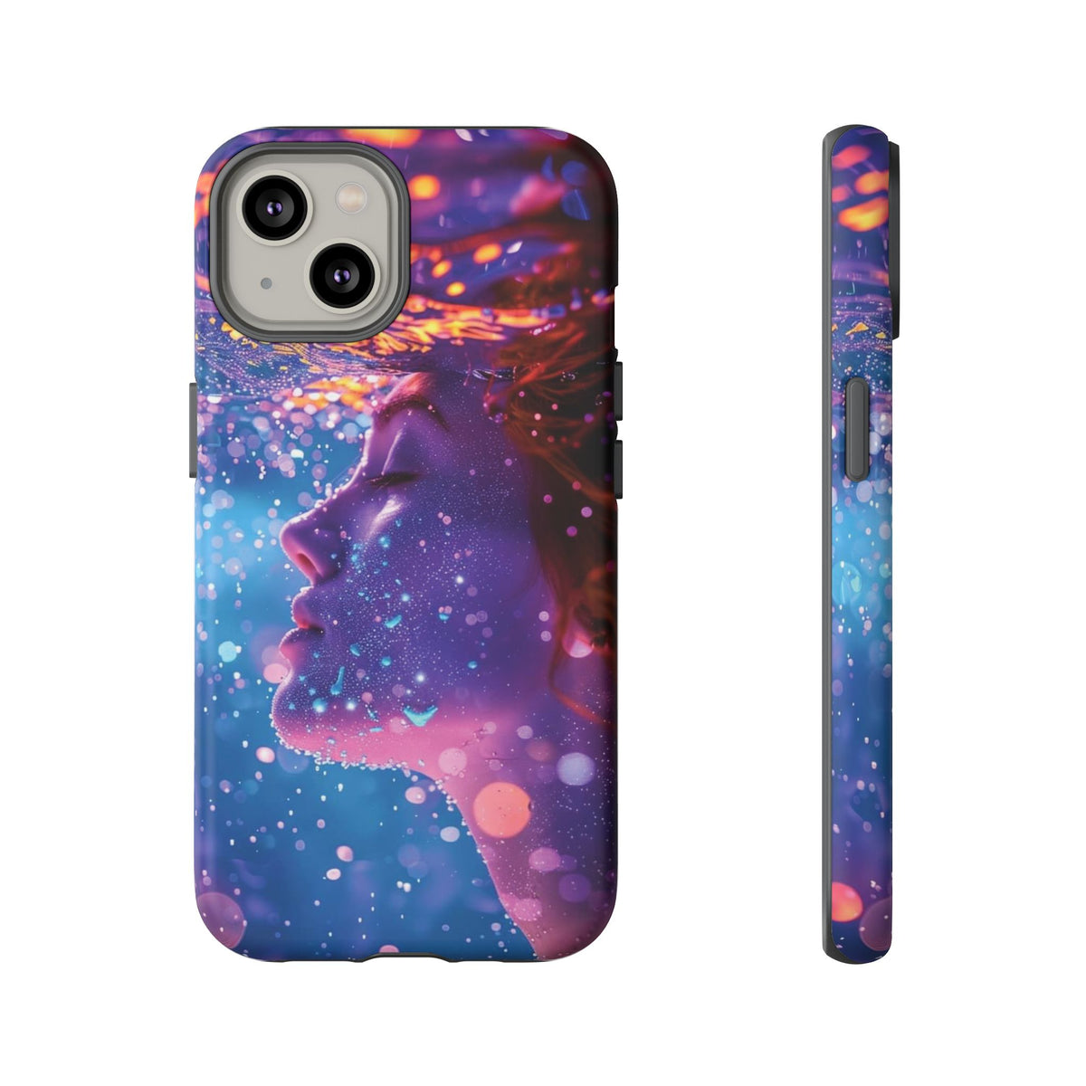 Meditating Underwater Tough Phone Case for iPhone, Galaxy, or Google Pixel