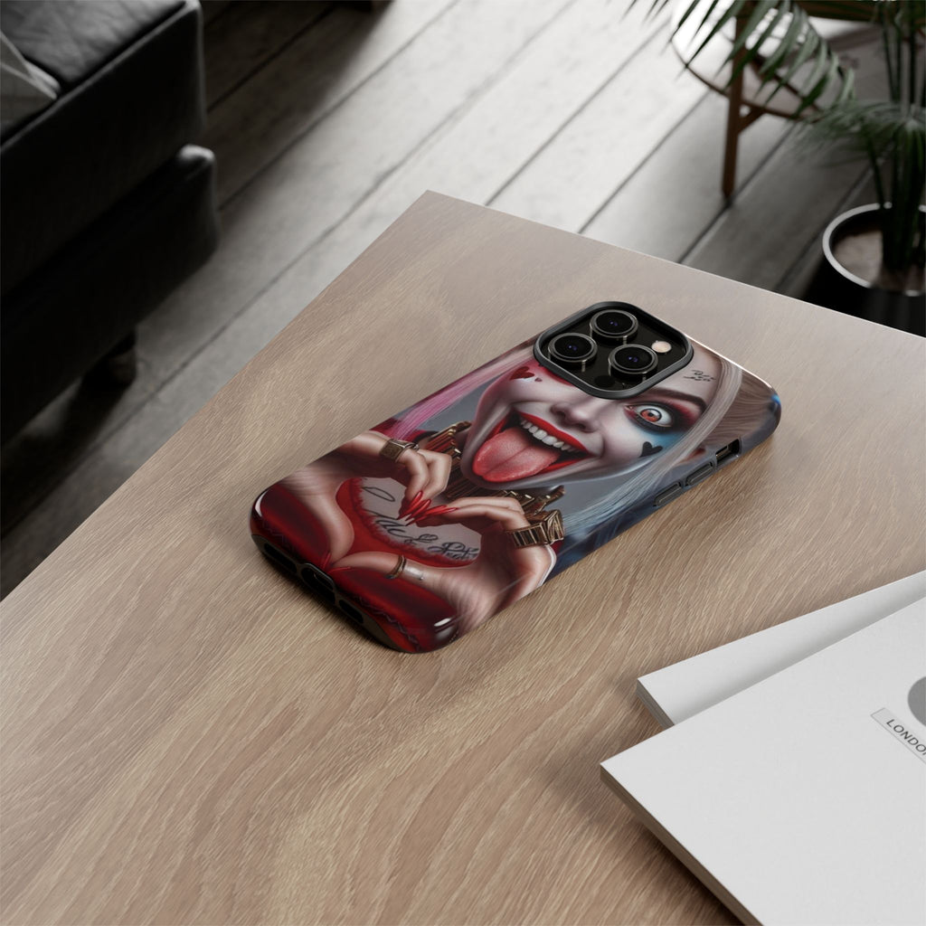 Harley Quinn Tough Phone Case for iPhone, Galaxy, or Google Pixel