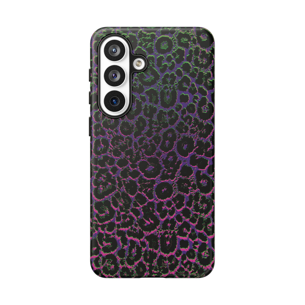 Colorful Leopard Tough Phone Case for iPhone, Galaxy, or Google Pixel