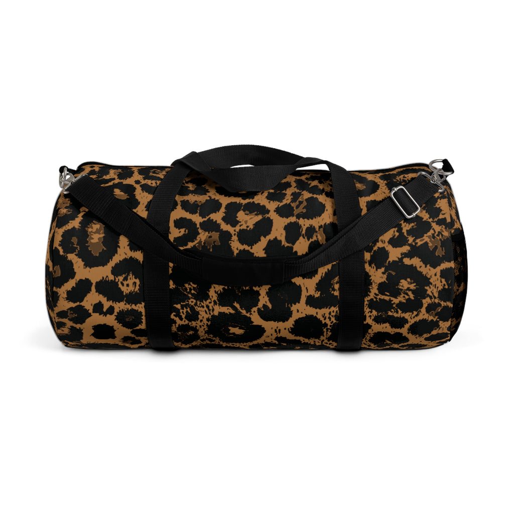 Leopard Print Duffel Bag
