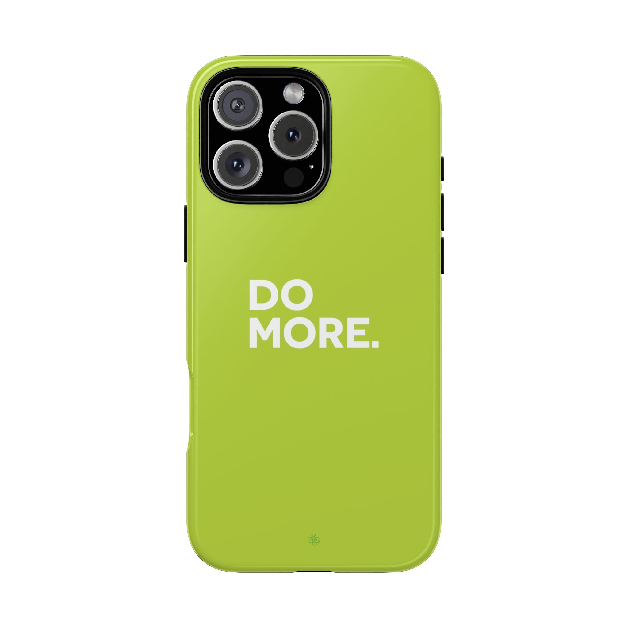 Do More (Neon Yellow) Tough Phone Case for iPhone, Galaxy or Google Pixel