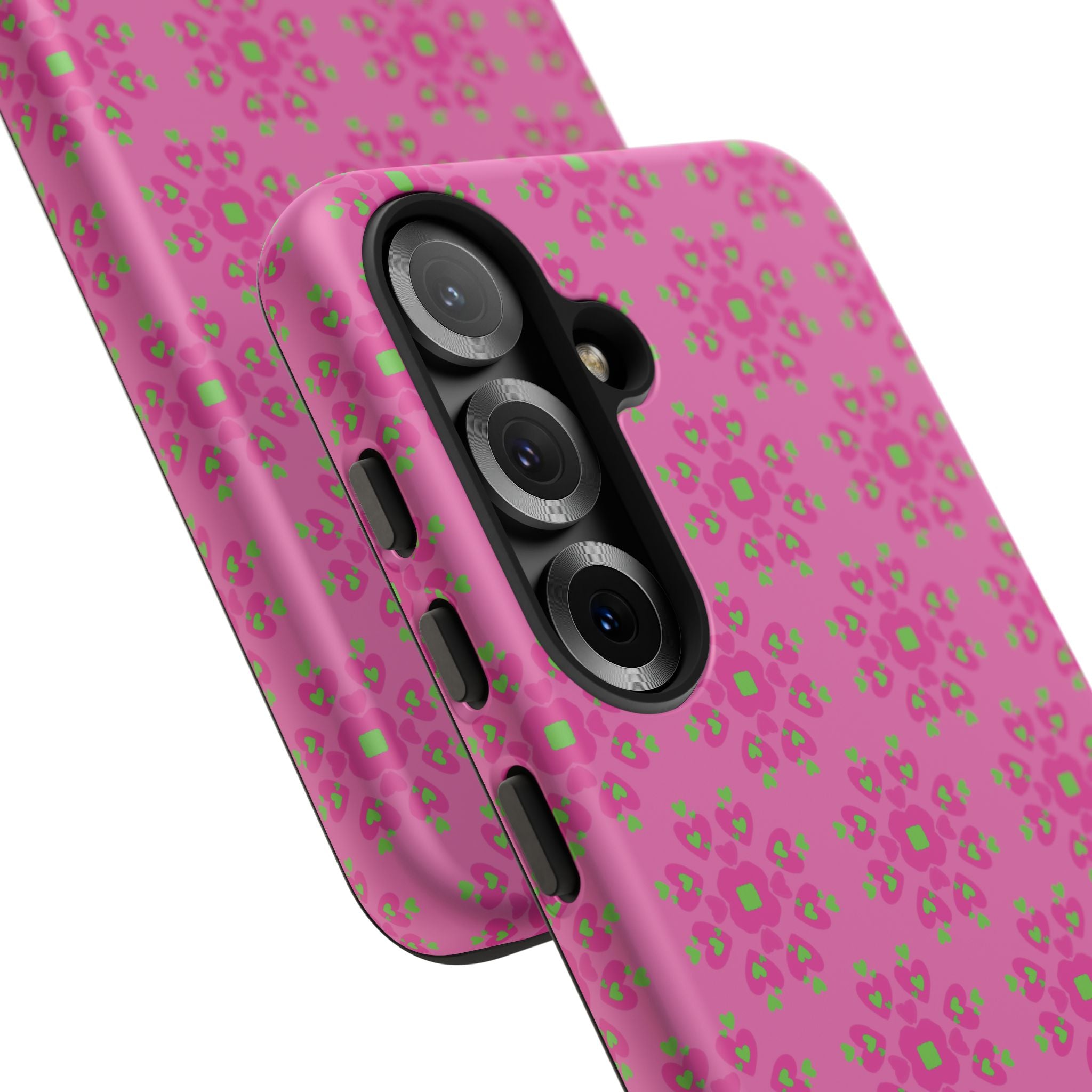 Floresta Heart Pink Tough Phone Case iPhone, Galaxy, or Google Pixel