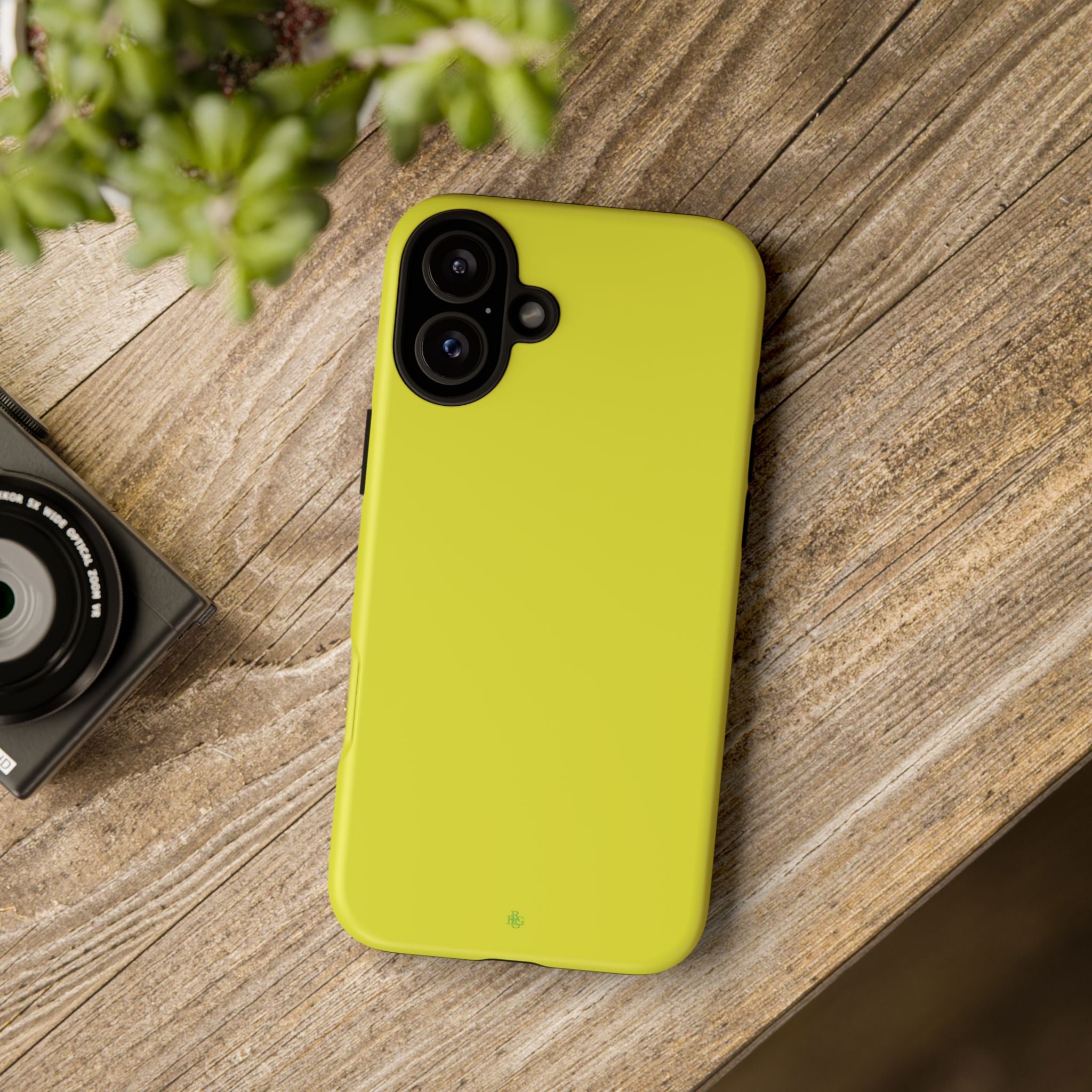 Yellow RG Tough Phone Case for iPhone, Galaxy, or Google Pixel