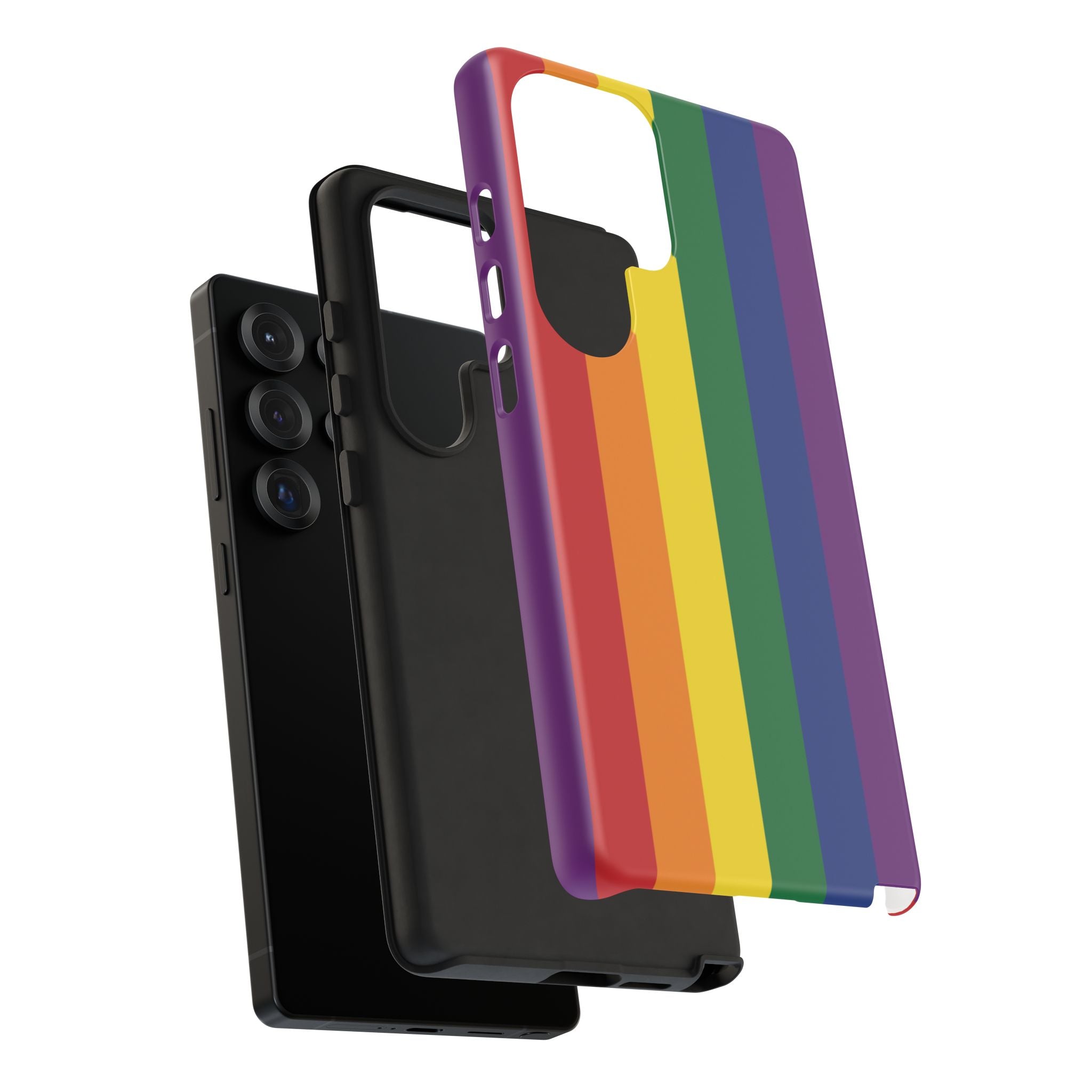LGBTQ Rainbow Flag Tough Phone Case for iPhone, Galaxy, or Google Pixel