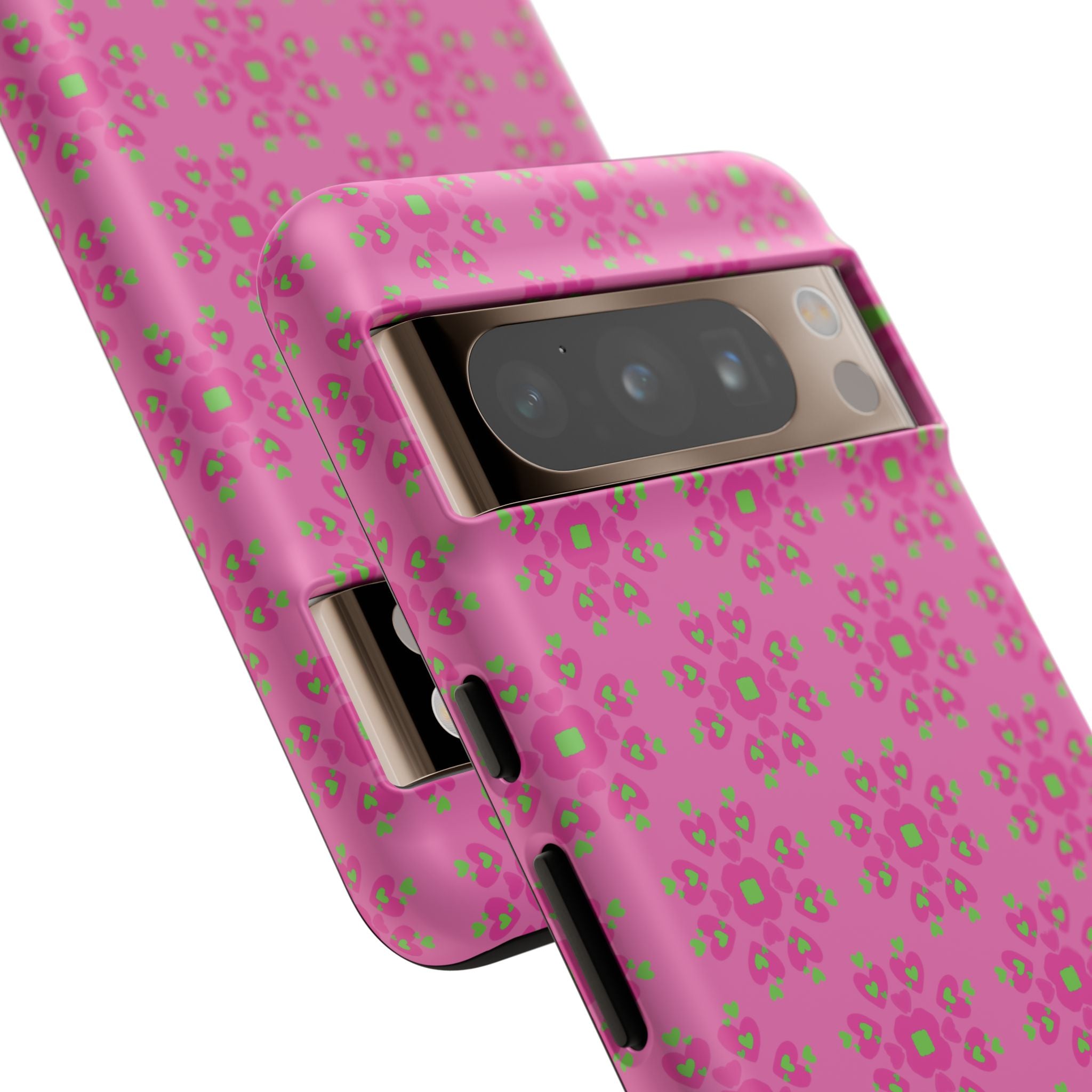 Floresta Heart Pink Tough Phone Case iPhone, Galaxy, or Google Pixel