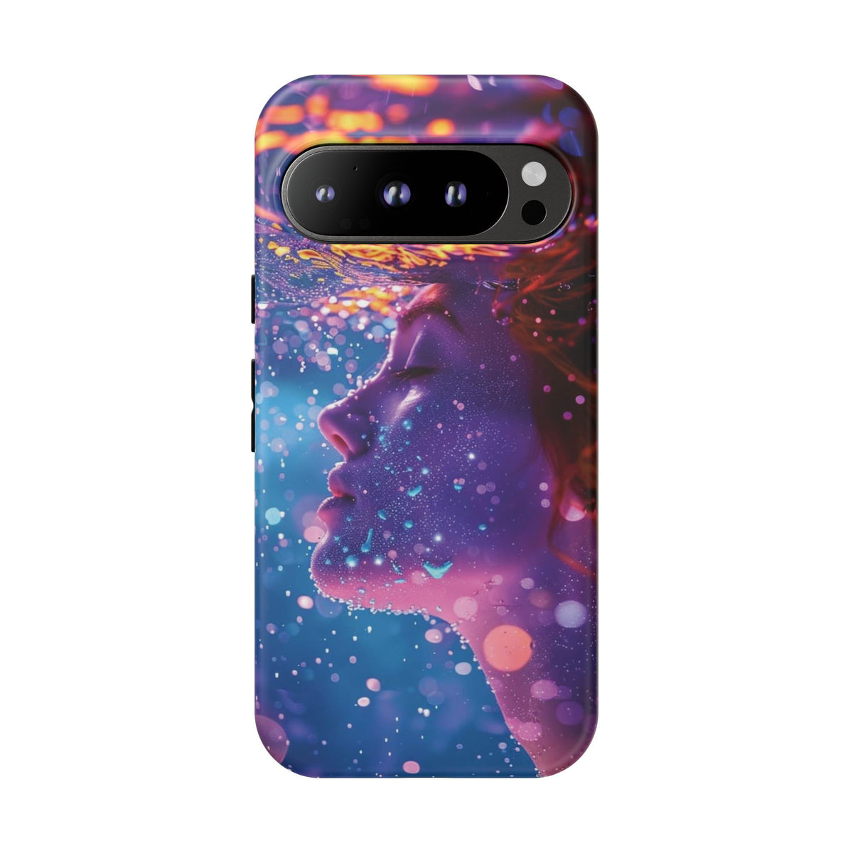 Meditating Underwater Tough Phone Case for iPhone, Galaxy, or Google Pixel