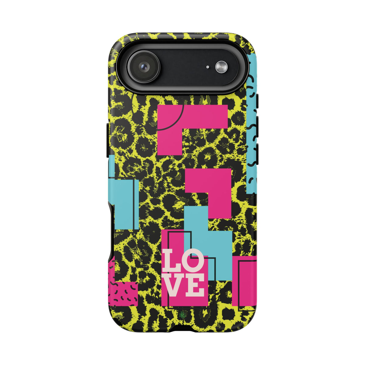 LOVE Neon Yellow RG Phone Case iPhone, Galaxy and Google Tough Cases