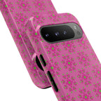 Floresta Heart Pink Tough Phone Case iPhone, Galaxy, or Google Pixel