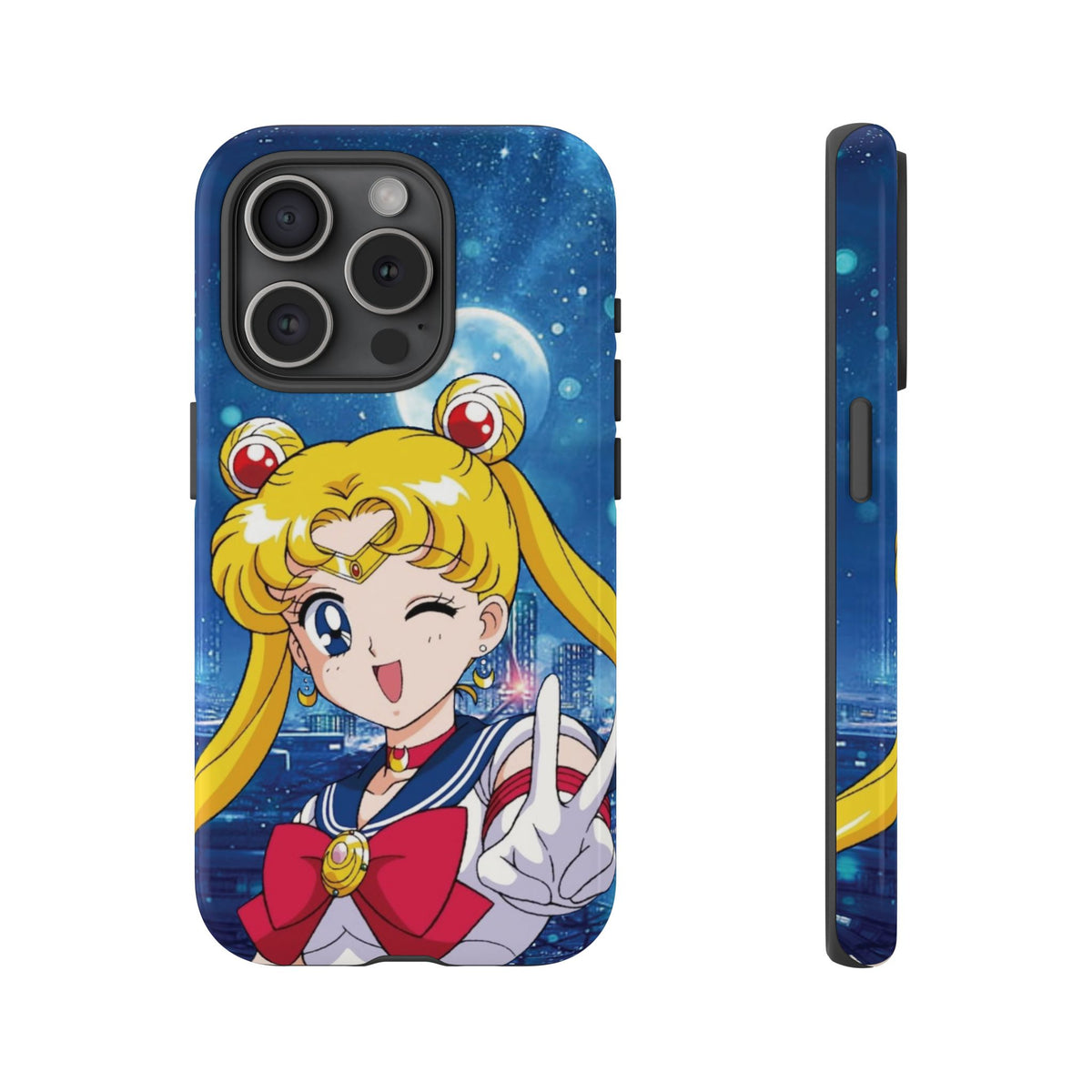 Blue S Moon Tough Case for iPhone, Galaxy, or Google Pixel