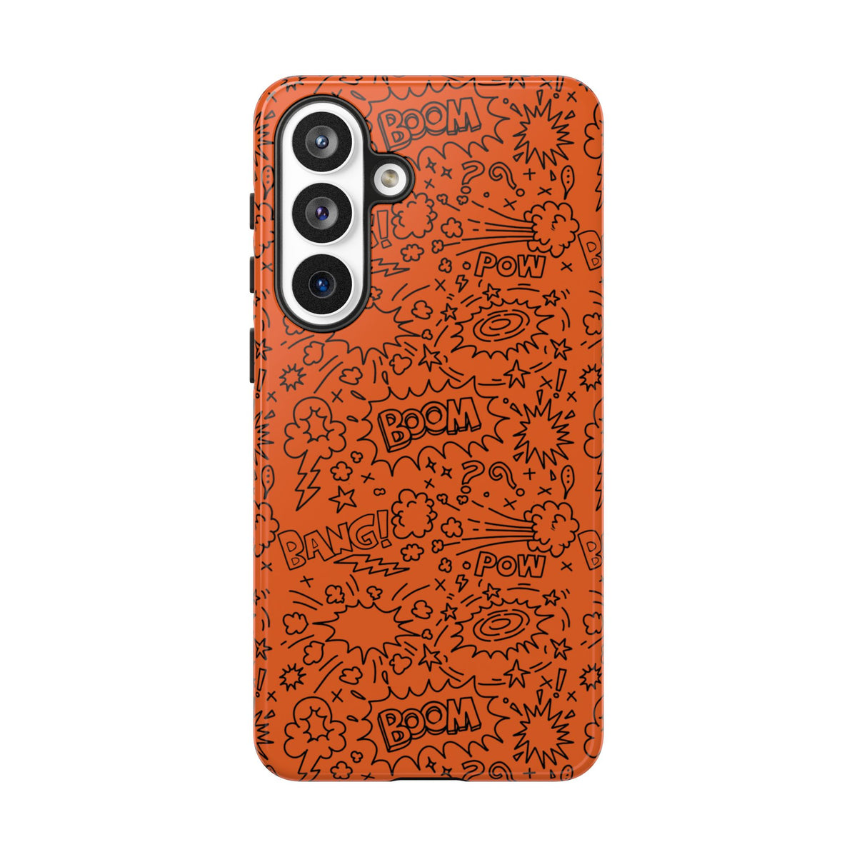 Wow Orange Tough Case for iPhone, Galaxy, or Google Pixel