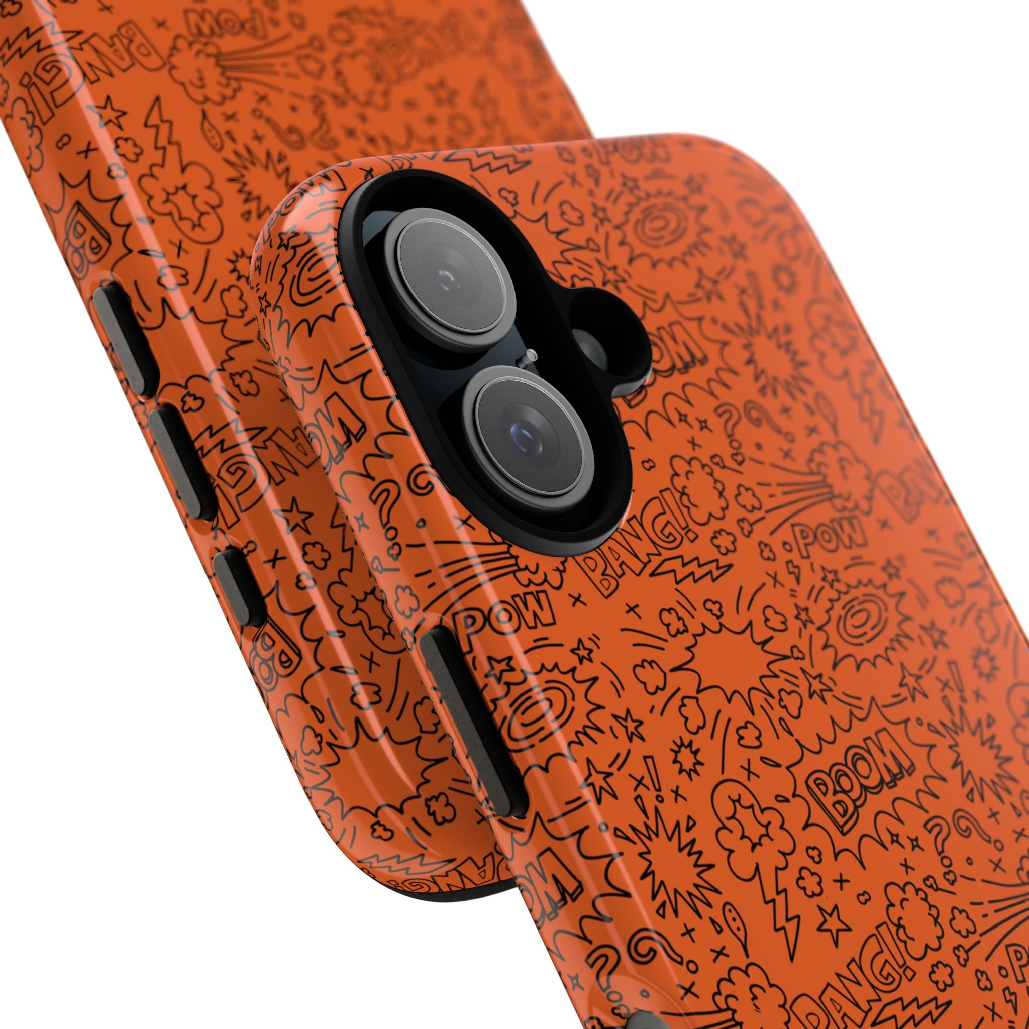 Wow Orange Tough Case for iPhone, Galaxy, or Google Pixel