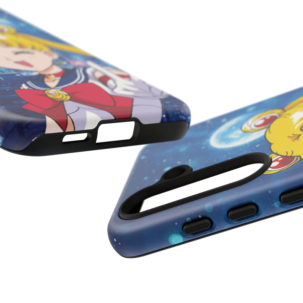 Blue S Moon Tough Case for iPhone, Galaxy, or Google Pixel