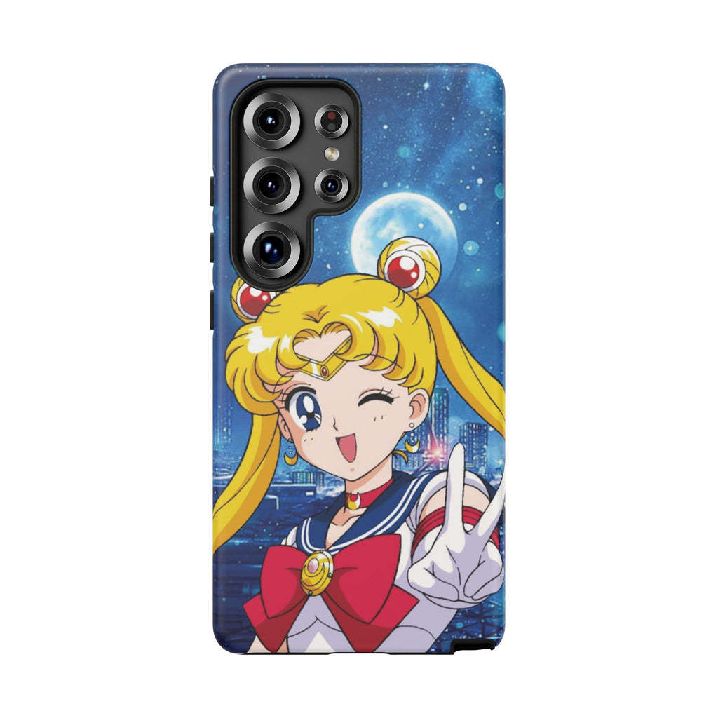 Blue S Moon Tough Case for iPhone, Galaxy, or Google Pixel