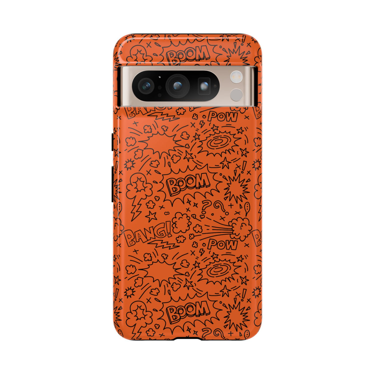 Wow Orange Tough Case for iPhone, Galaxy, or Google Pixel
