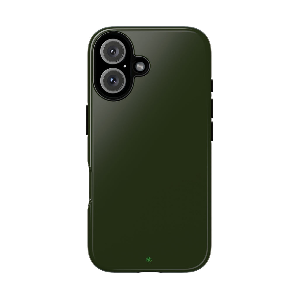 Olive Green Tough Phone Case for iPhone, Galaxy and Google Pixel