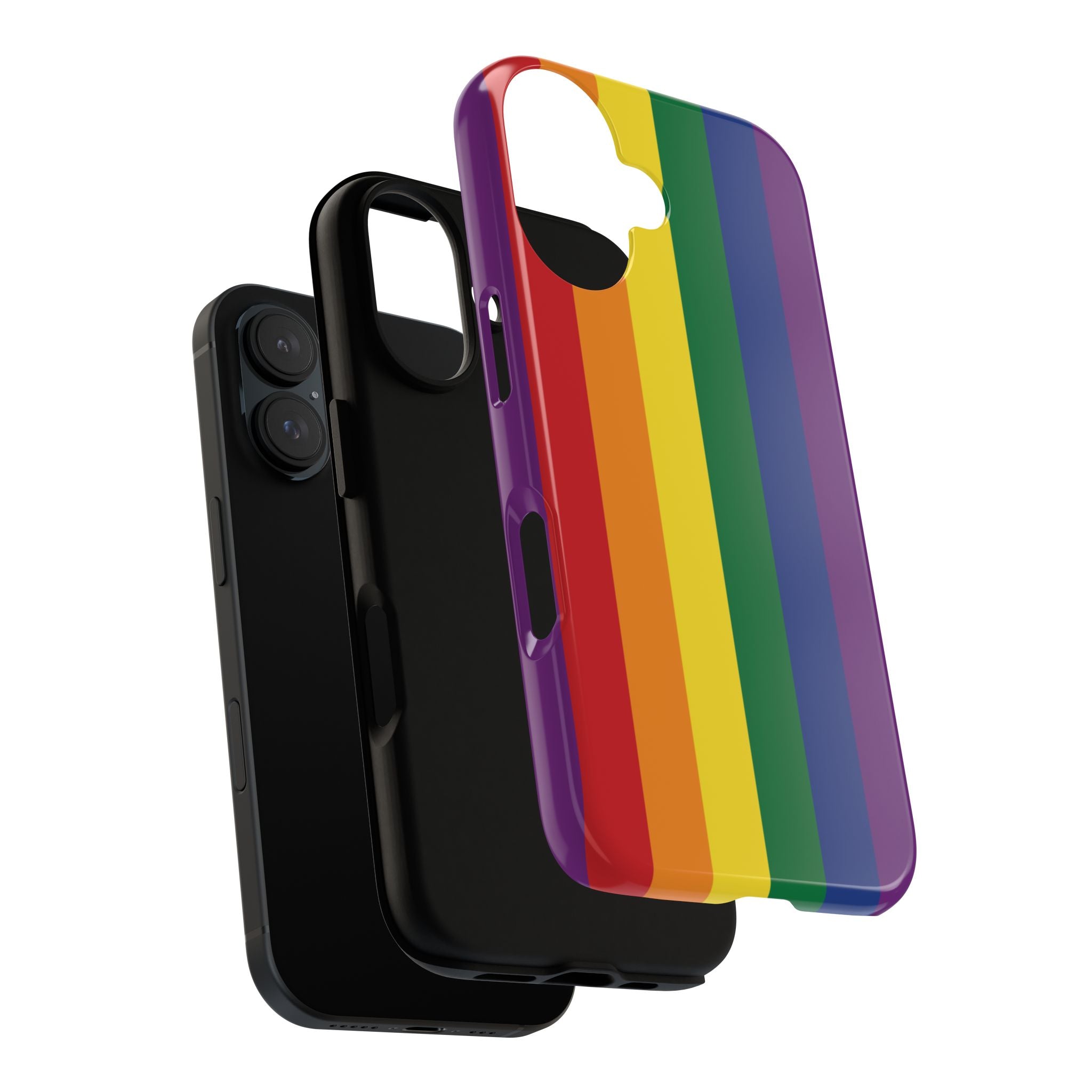 LGBTQ Rainbow Flag Tough Phone Case for iPhone, Galaxy, or Google Pixel