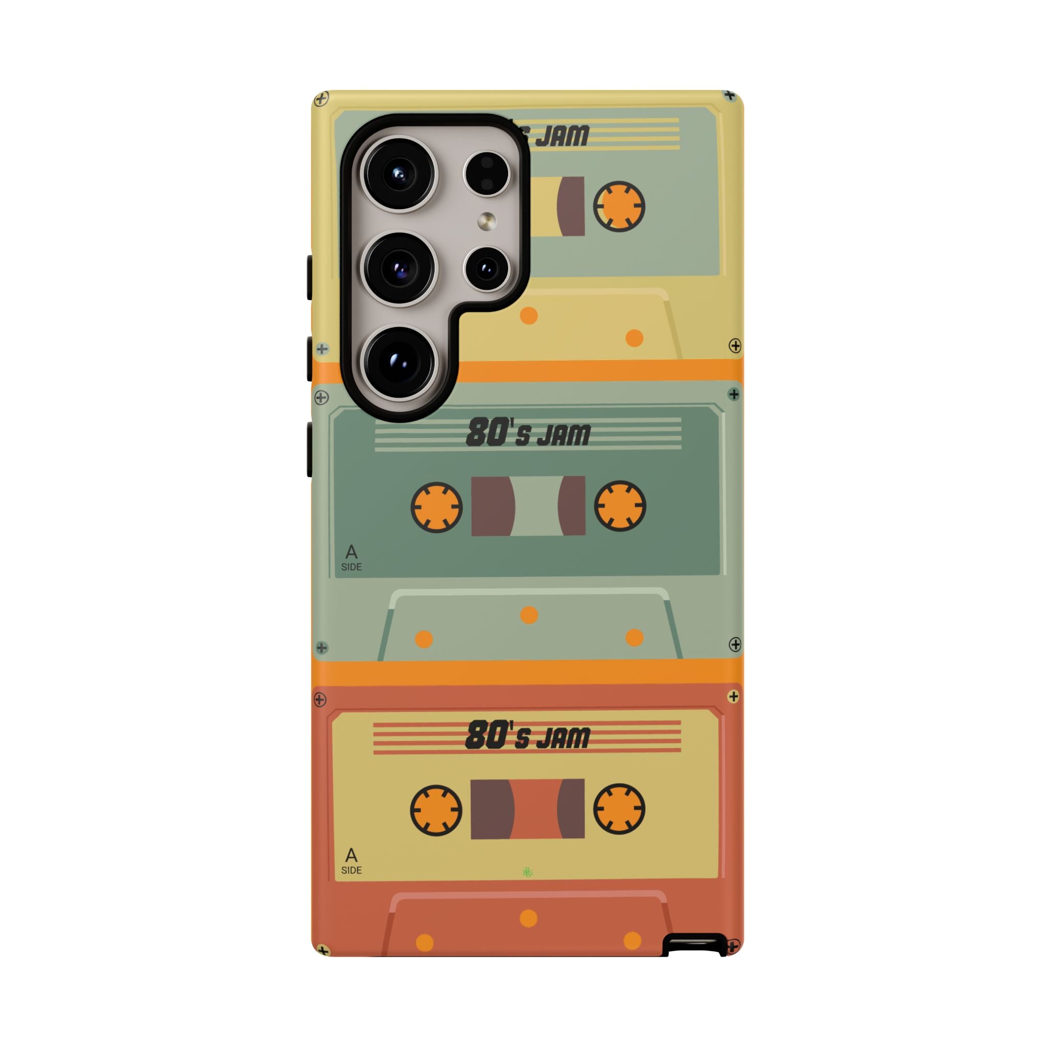 Retro 80's Jam RG Tough Phone Case for iPhone, Galaxy, or Google PIXEL