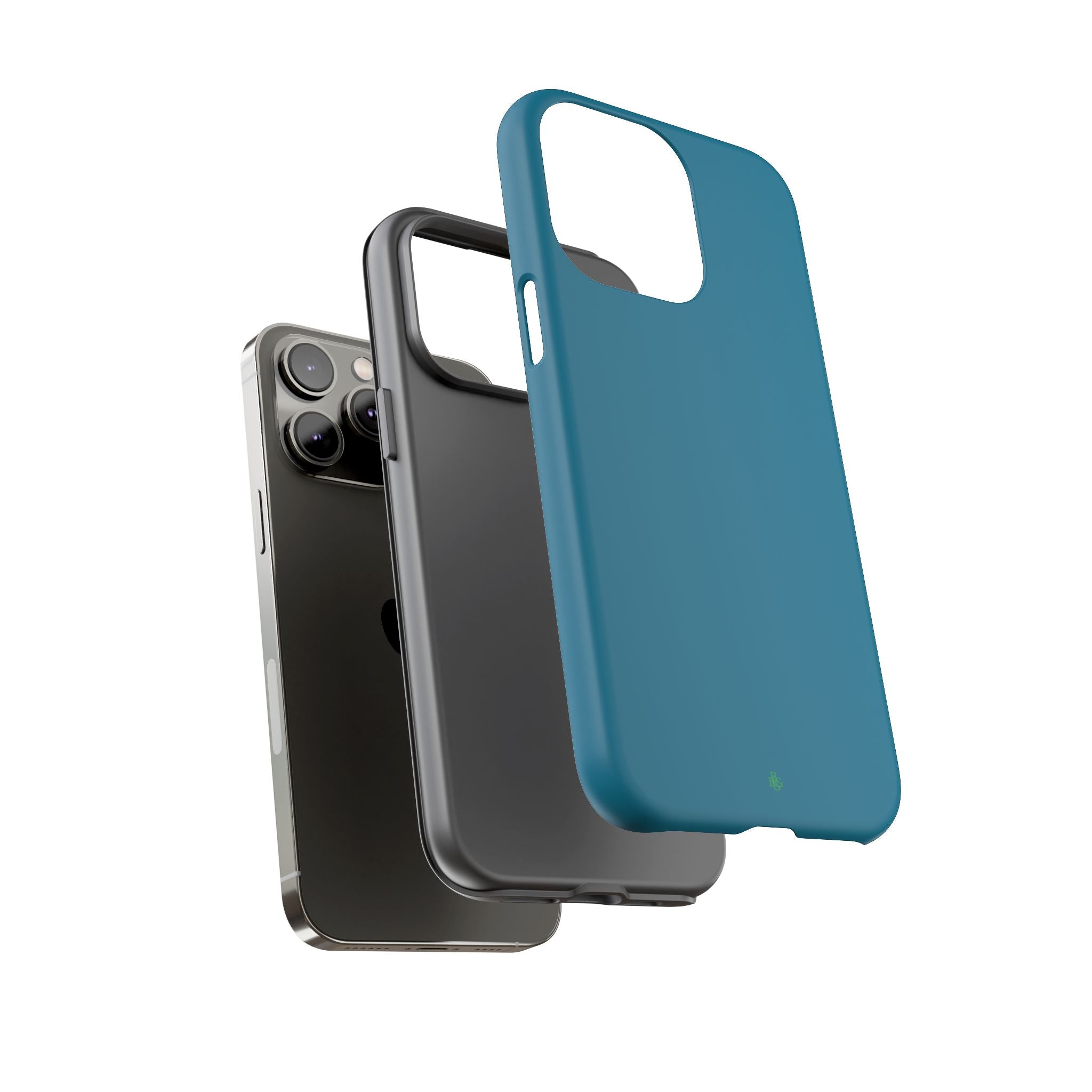 Teal Green RG Tough Phone Case for iPhone, Galaxy, or Google Pixel