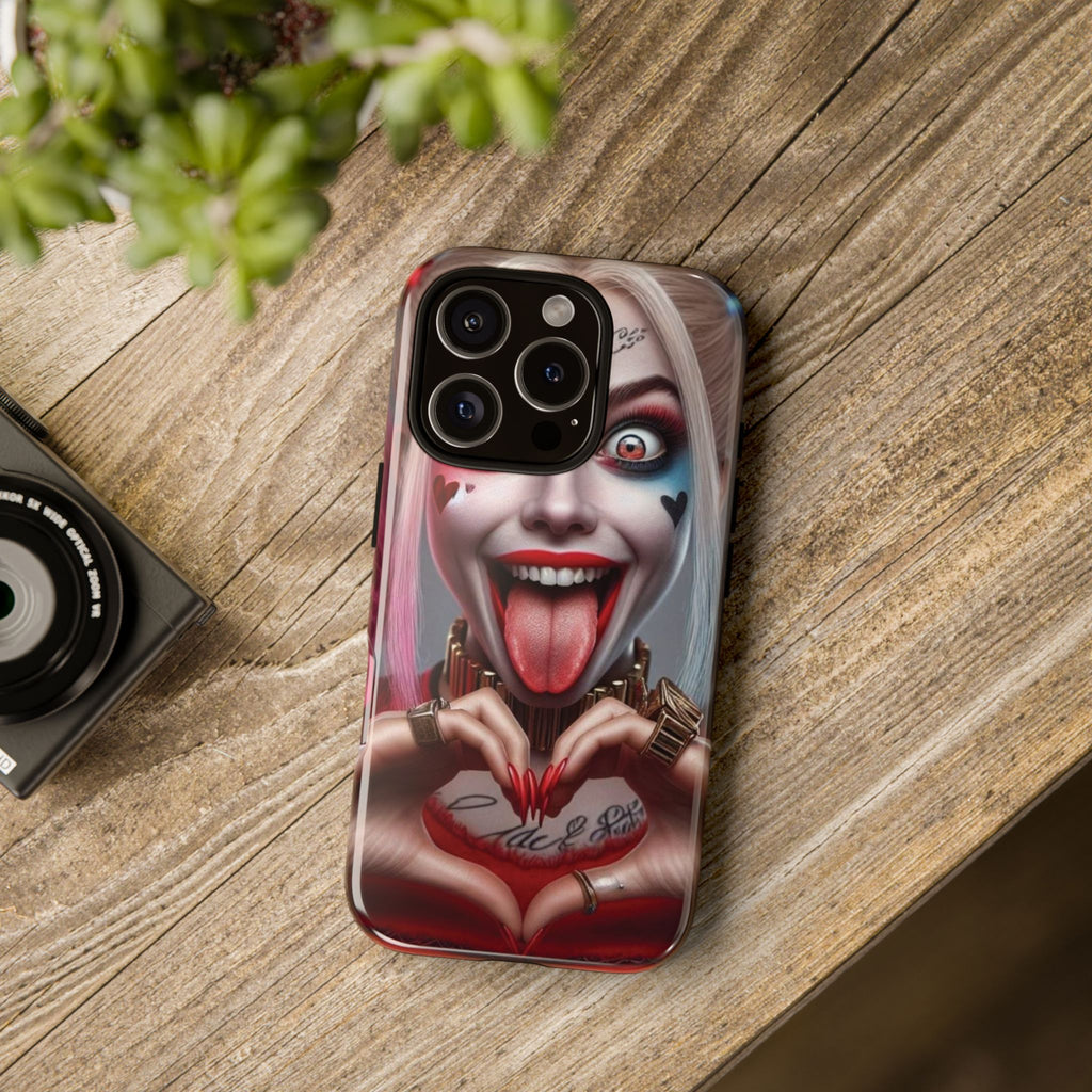 Harley Quinn Tough Phone Case for iPhone, Galaxy, or Google Pixel