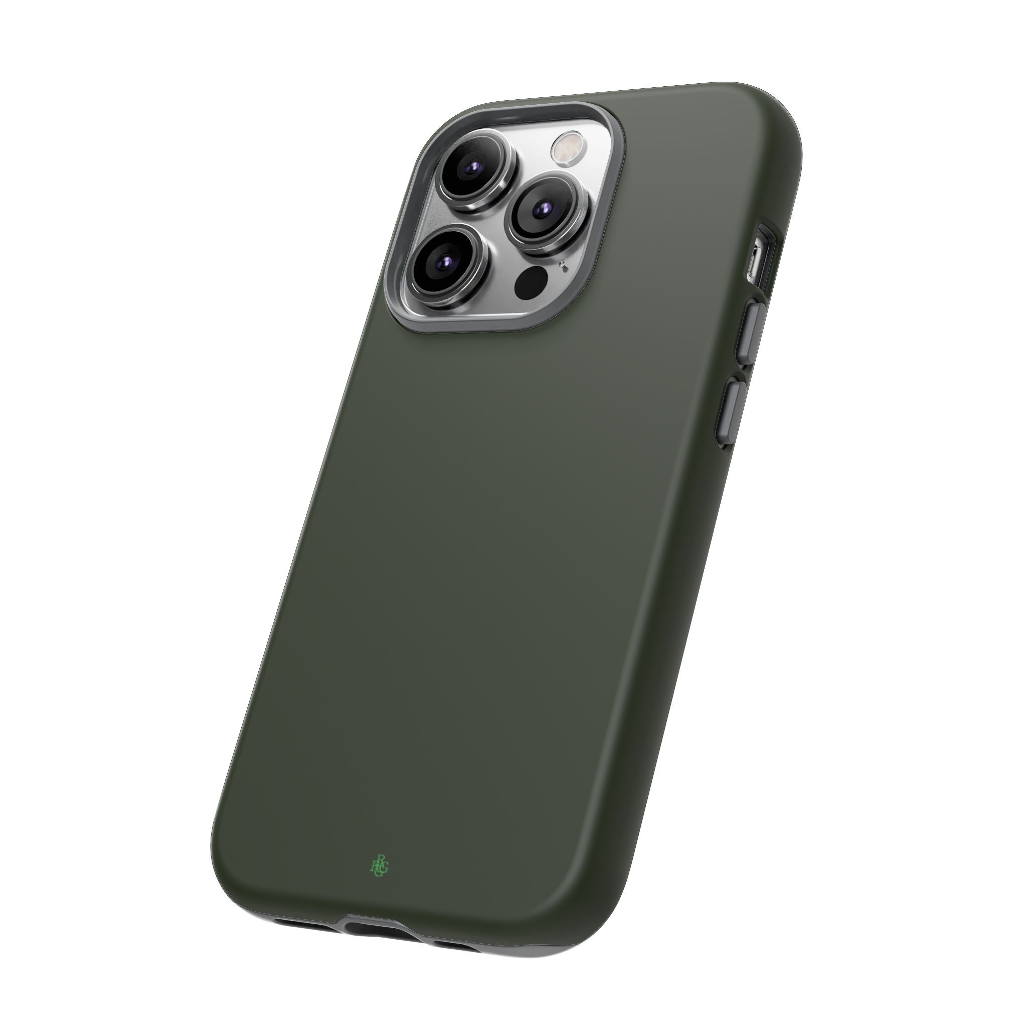 Olive Green Tough Phone Case for iPhone, Galaxy and Google Pixel