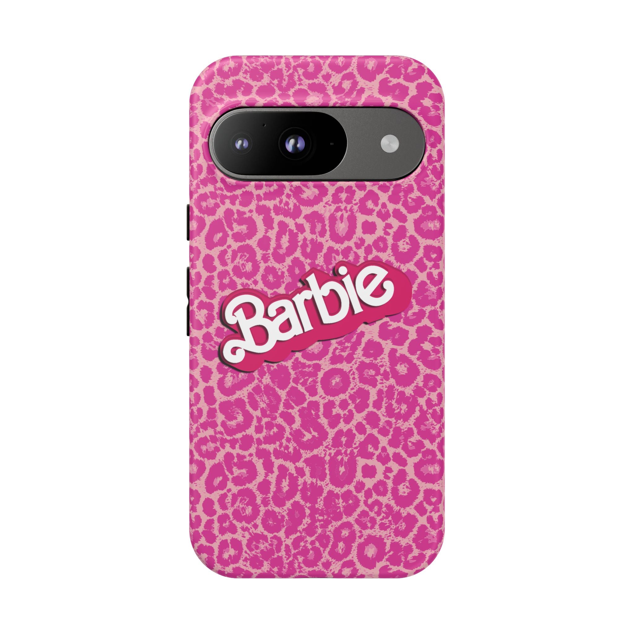 Hot Neon Pink Leopard Barb Tough Phone Case iPhone, Galaxy, or Google Pixel