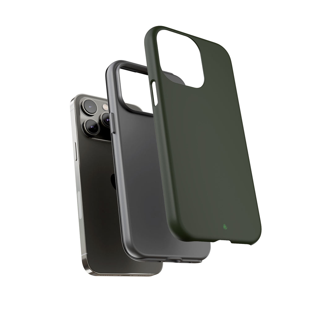 Olive Green Tough Phone Case for iPhone, Galaxy and Google Pixel