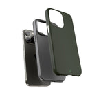 Olive Green Tough Phone Case for iPhone, Galaxy and Google Pixel