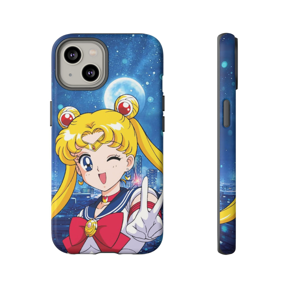Blue S Moon Tough Case for iPhone, Galaxy, or Google Pixel