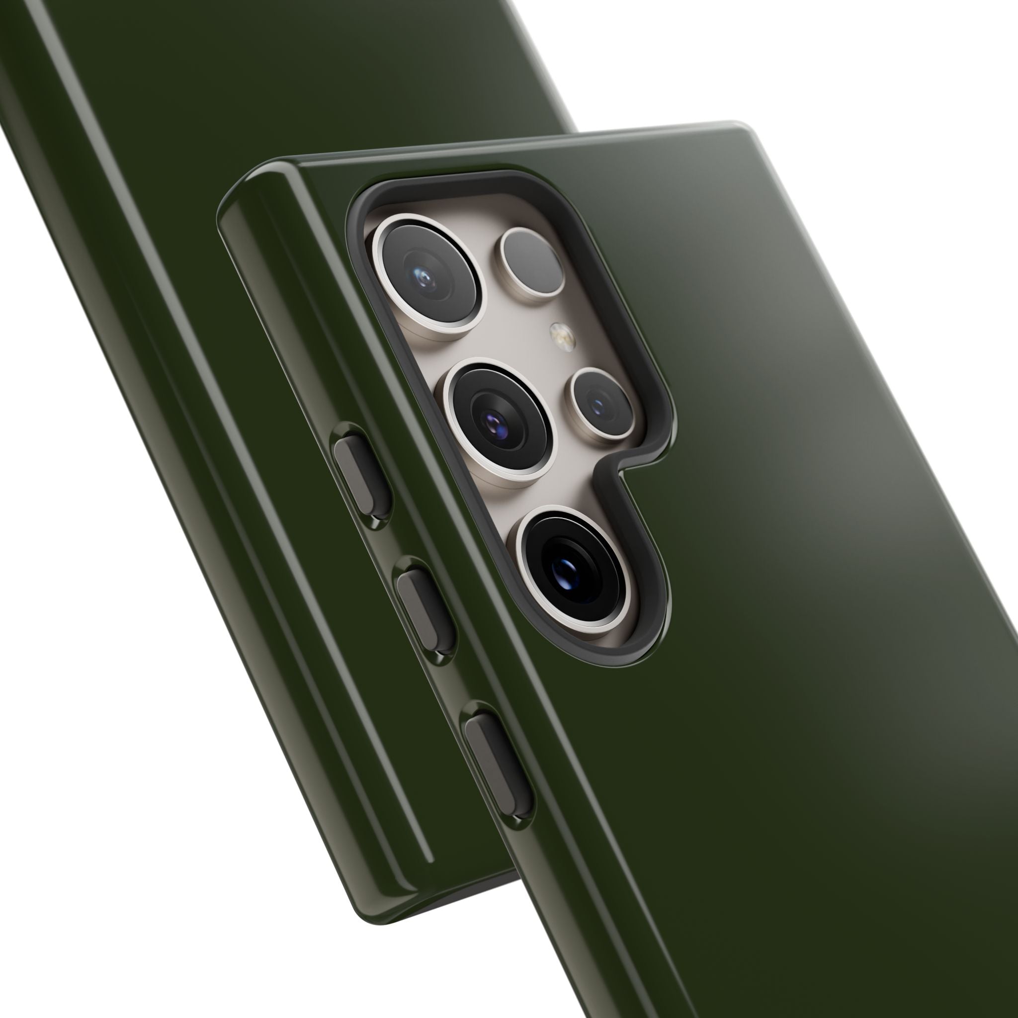 Olive Green Tough Phone Case for iPhone, Galaxy and Google Pixel