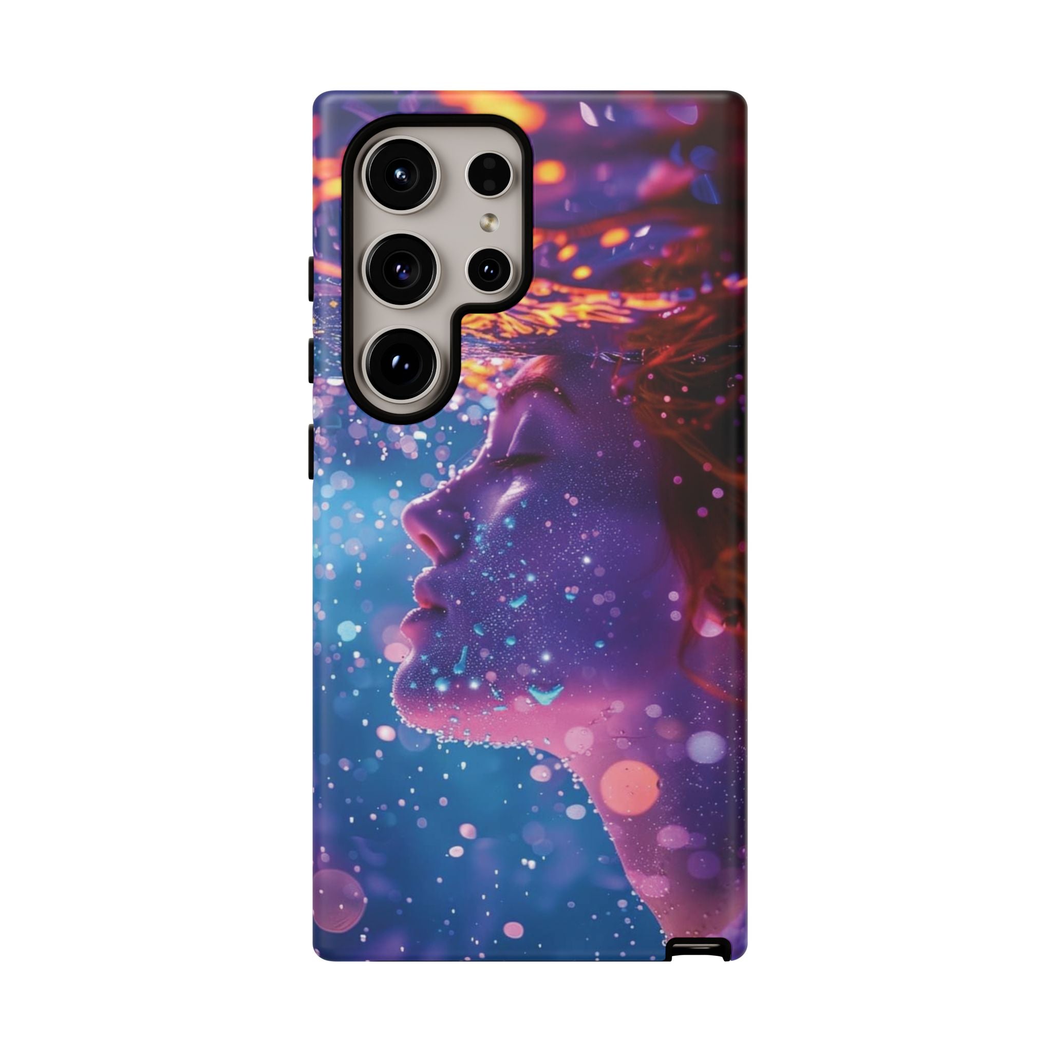 Meditating Underwater Tough Phone Case for iPhone, Galaxy, or Google Pixel