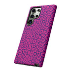Pink Purple Leopard Tough Phone Case iPhone, Galaxy and Google Pixel