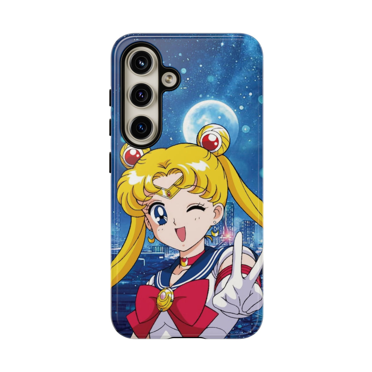Blue S Moon Tough Case for iPhone, Galaxy, or Google Pixel