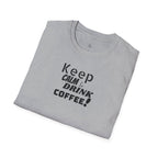 Keep Calm... Coffee Unisex Softstyle T-Shirt
