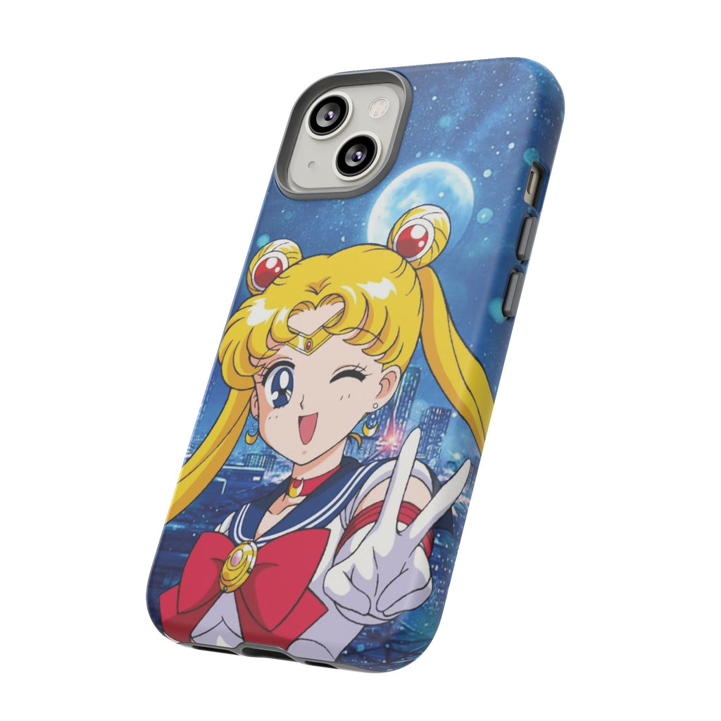 Blue S Moon Tough Case for iPhone, Galaxy, or Google Pixel