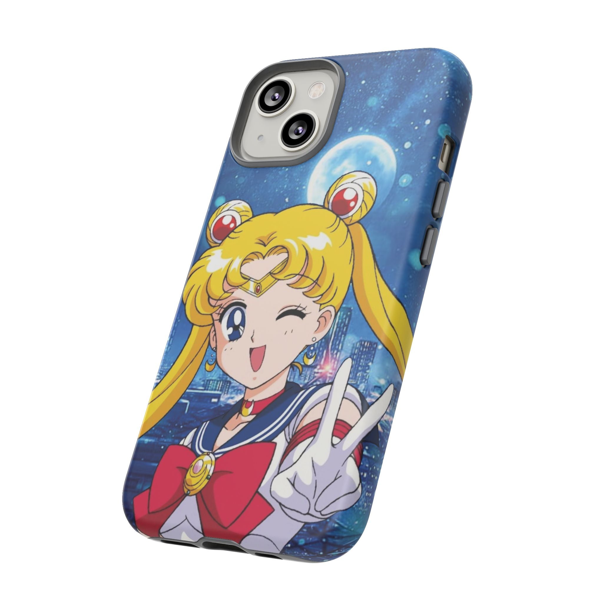 Blue S Moon Tough Case for iPhone, Galaxy, or Google Pixel