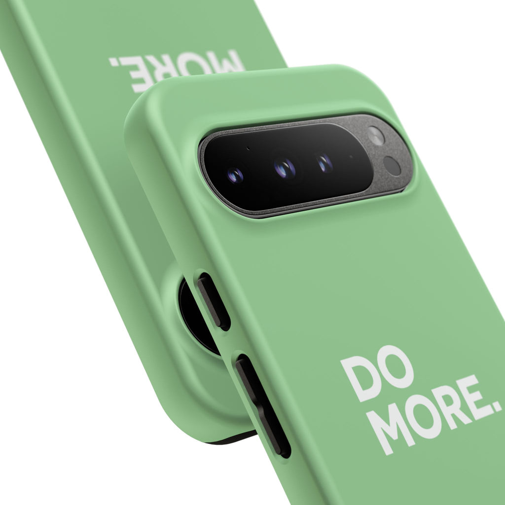 Do More Mint Green Tough Phone Case for iPhone, Galaxy,or Google Pixel