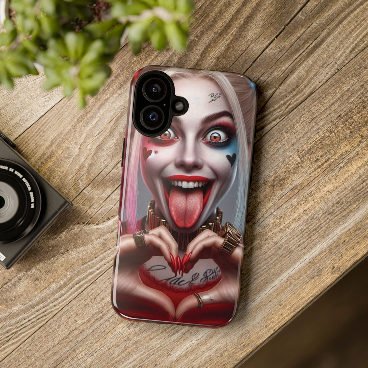 Harley Quinn Tough Phone Case for iPhone, Galaxy, or Google Pixel