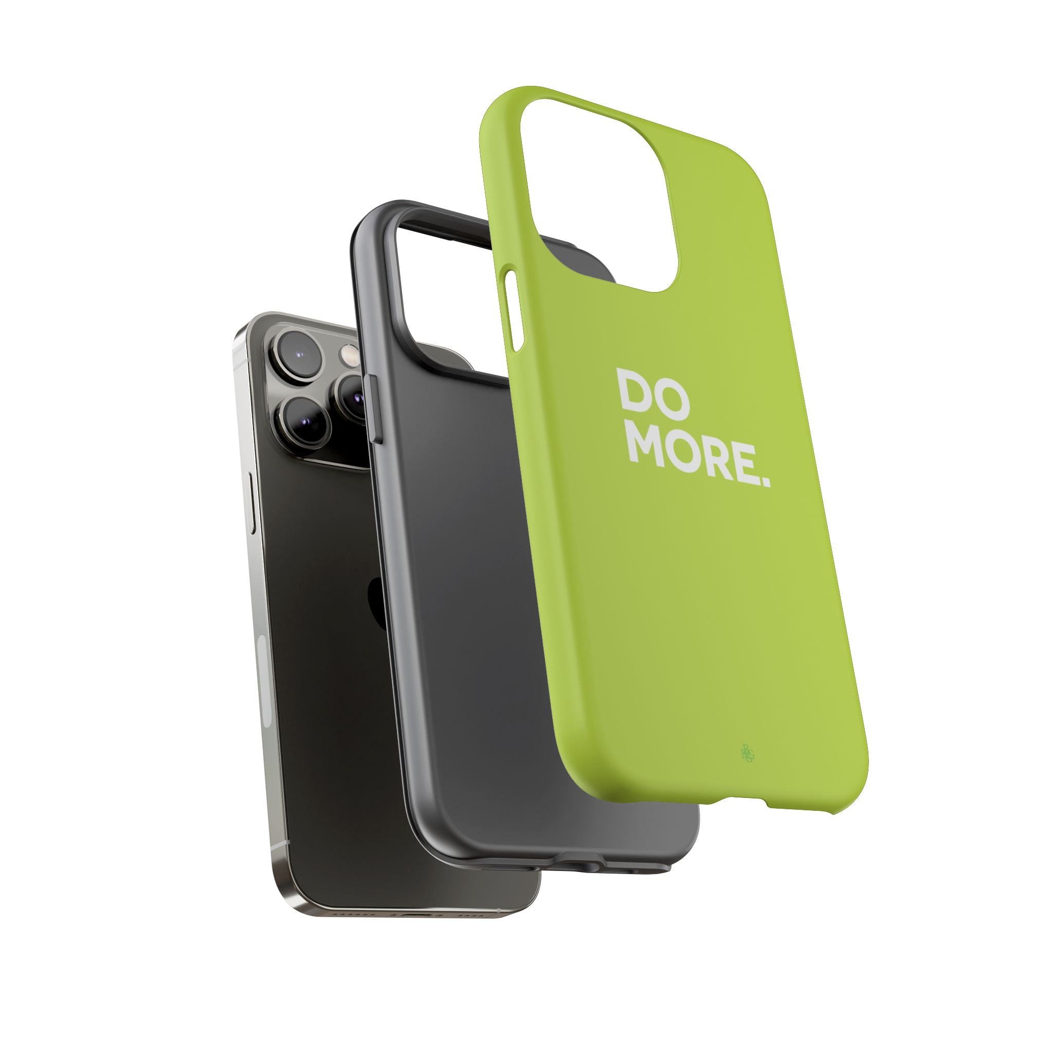 Do More (Neon Yellow) Tough Phone Case for iPhone, Galaxy or Google Pixel
