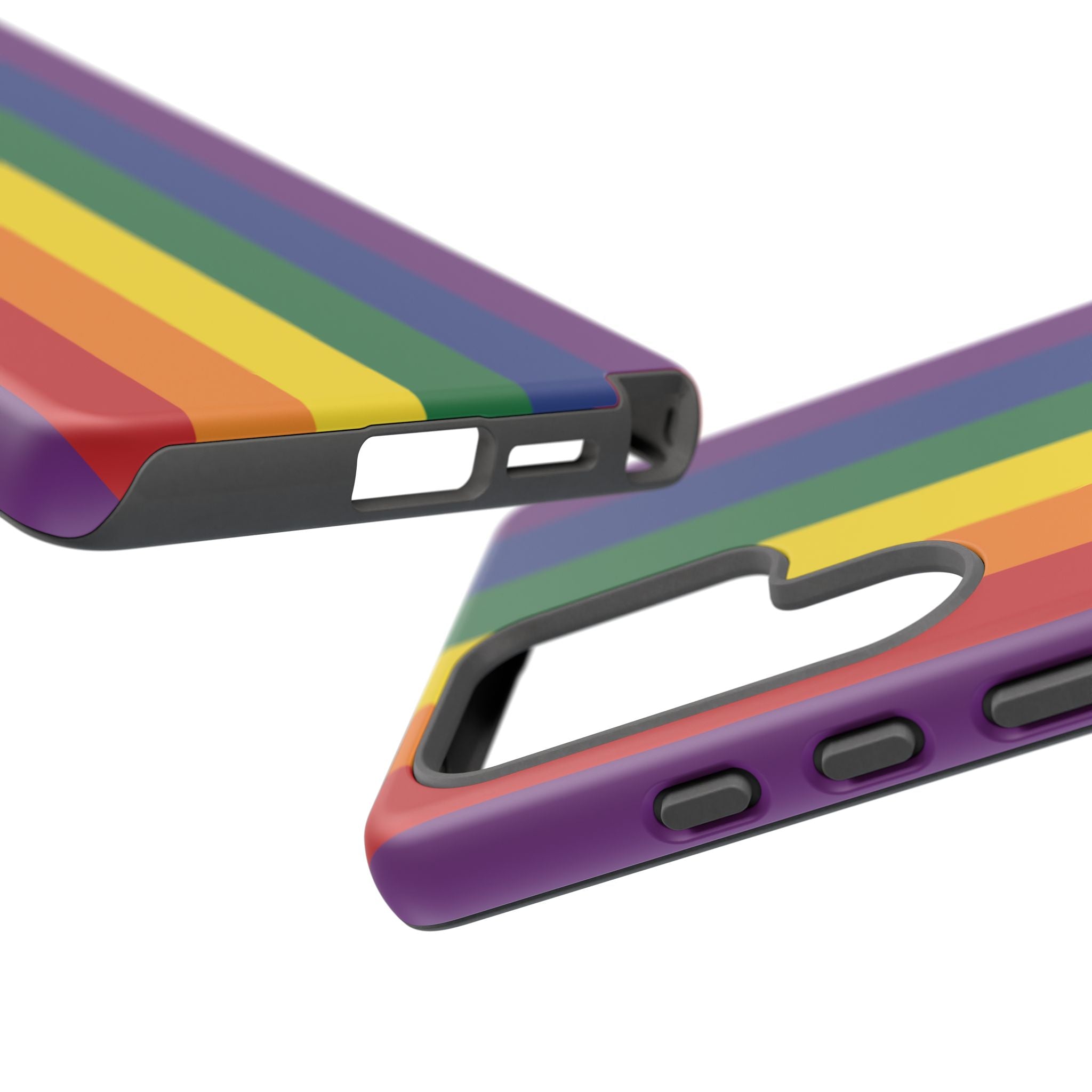 LGBTQ Rainbow Flag Tough Phone Case for iPhone, Galaxy, or Google Pixel