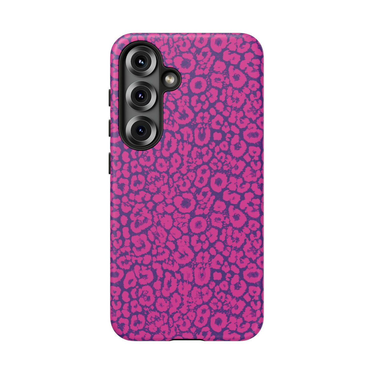 Pink Purple Leopard Tough Phone Case iPhone, Galaxy and Google Pixel