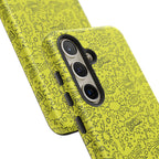 Neon Yellow Wow RG Tough Phone Case for iPhone, Galaxy, or Google Pixel