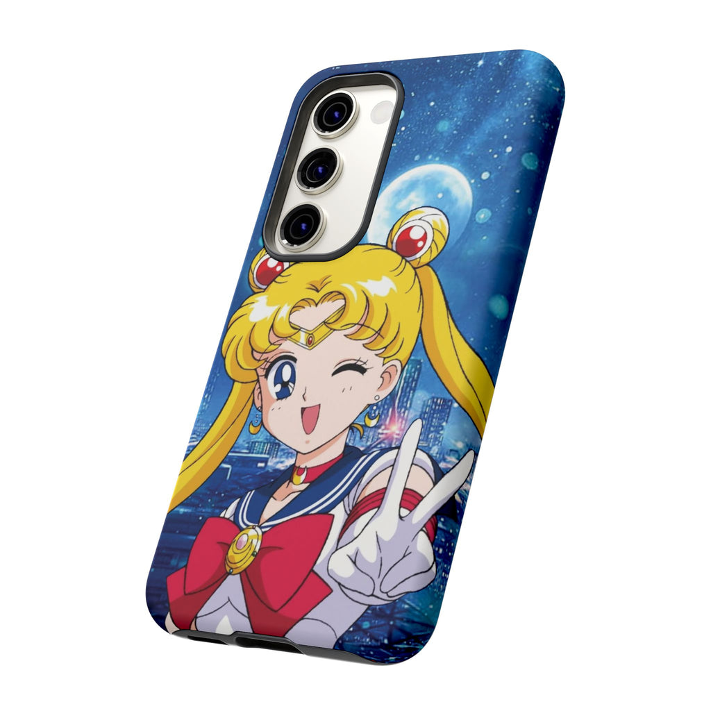 Blue S Moon Tough Case for iPhone, Galaxy, or Google Pixel