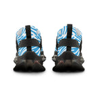 Blue Zebra Men's Mesh Sneakers